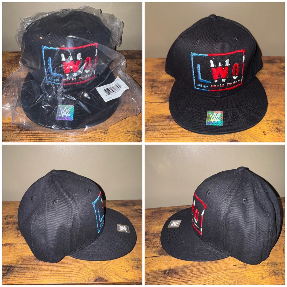 WWE LWO Snapback Hat Mens Latino World Order Embroidered Black OSFM NEW